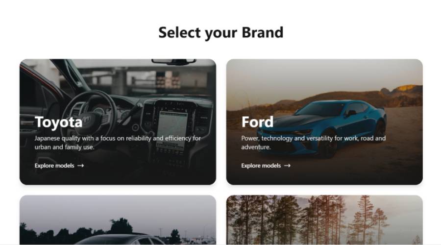Página Web para Concesionario de Autos - detail